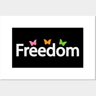 Freedom being free creative design Posters and Art